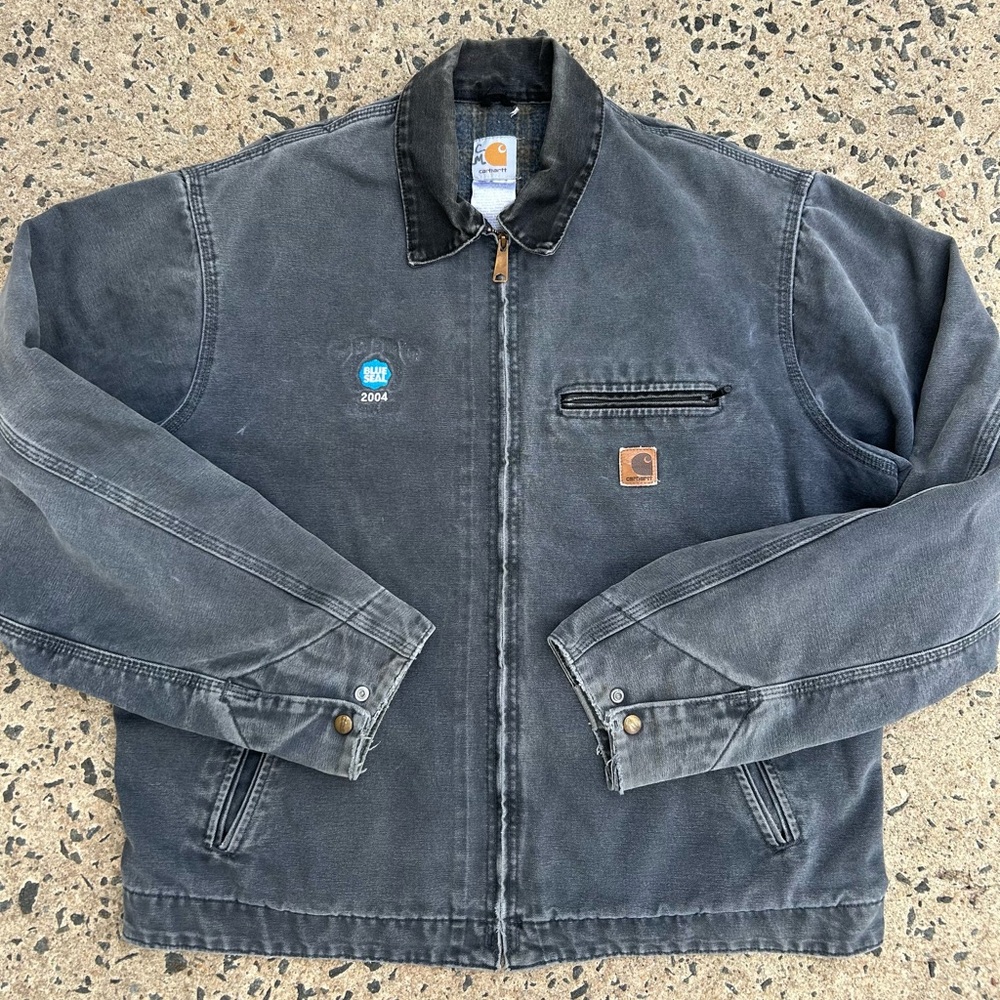 VTG Carhartt J97 PTL Detroit Jacket Blanket Lined Made in USA XL Patch 2004 - Picture 5 of 8